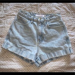 American Apparel High Waisted Shorts